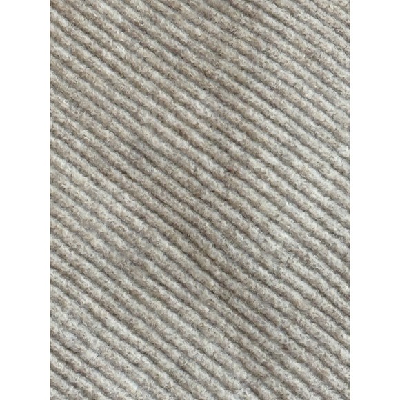 Zara Beige Knit Scarf with Zip Collar - Picture 5 of 9